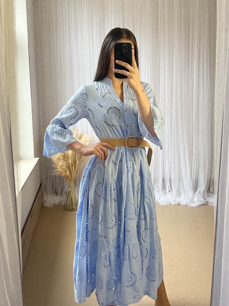 JADA DRESS LONG BLUE
