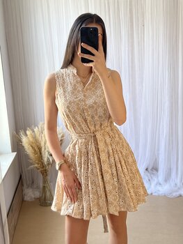 LIYA DRESS BEIGE