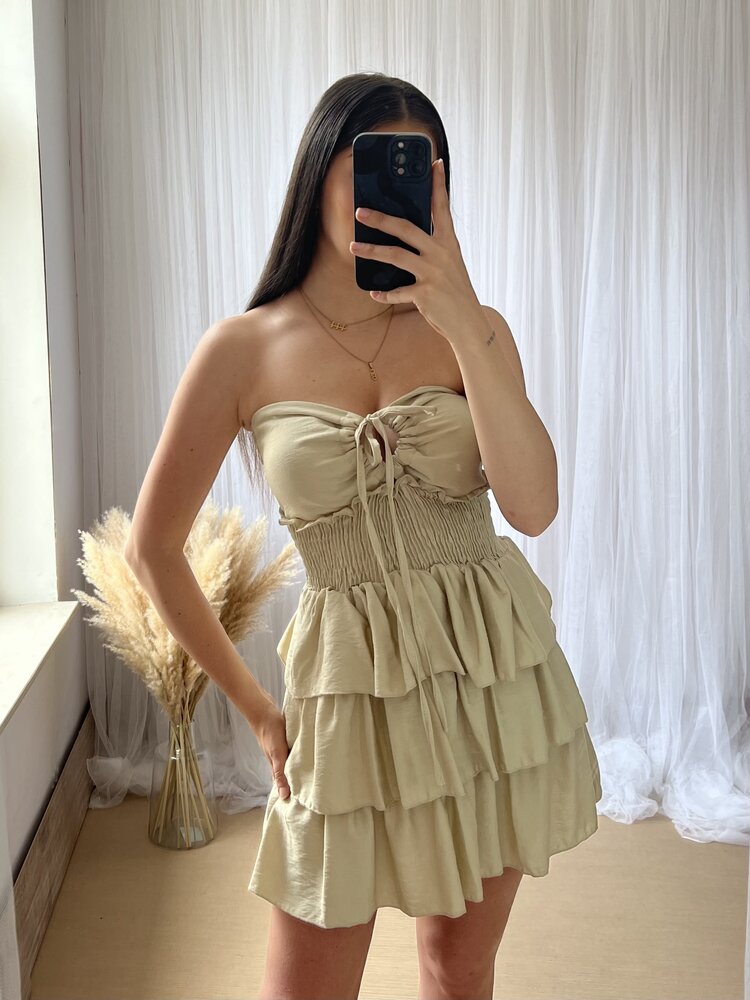 HILL DRESS BEIGE