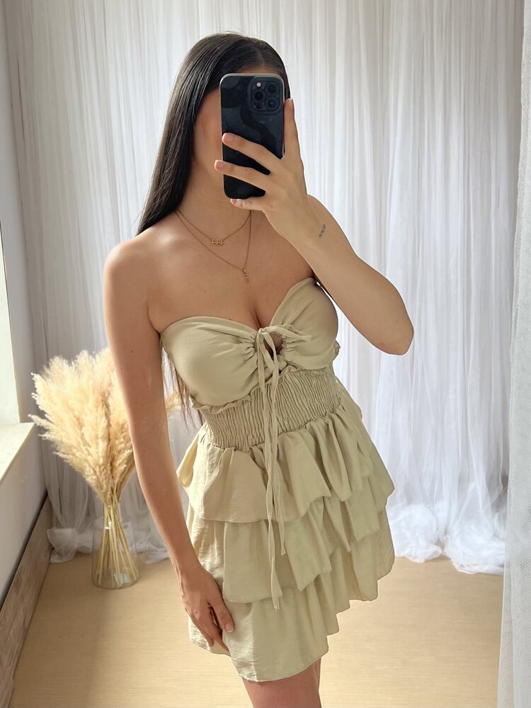 HILL DRESS BEIGE