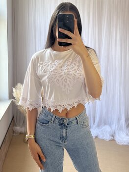 SELO CROPTOP WIT