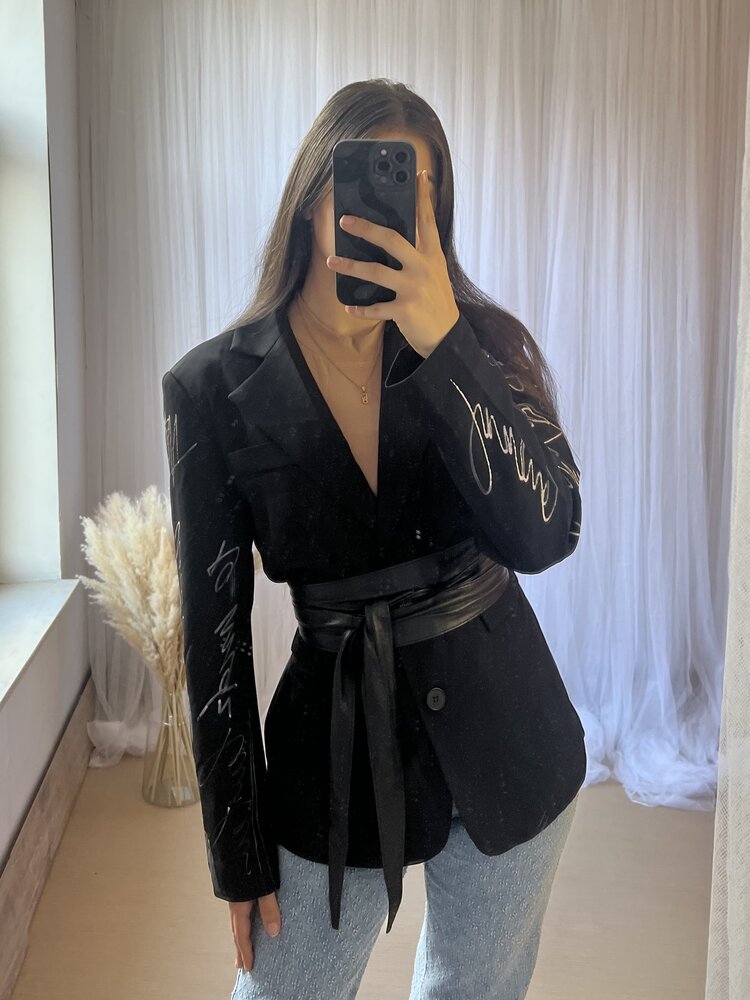 KATRINA BLAZER ZWART