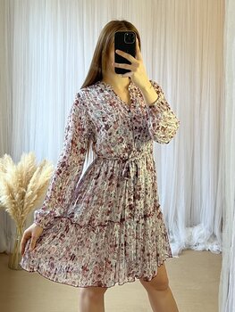 FELICIA DRESS BORDEAUX