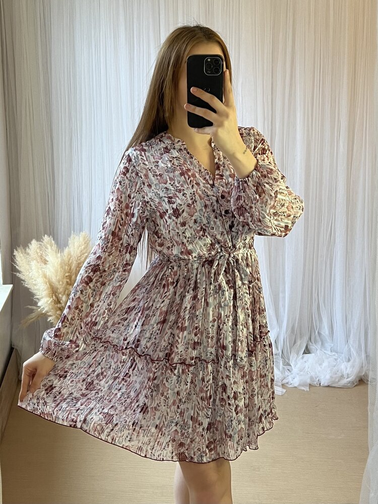 FELICIA DRESS BORDEAUX