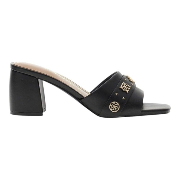 GUESS - GAURI -  WOMEN'S SHOES BLACK - Heeled mules - black