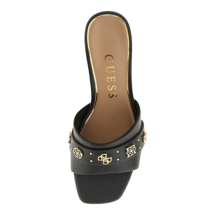 GUESS - GAURI -  WOMEN'S SHOES BLACK - Heeled mules - black