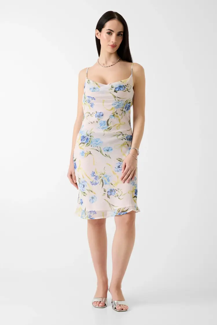 GUESS® GUESS® FlORAL  PRINT SLIP JURK DAMES