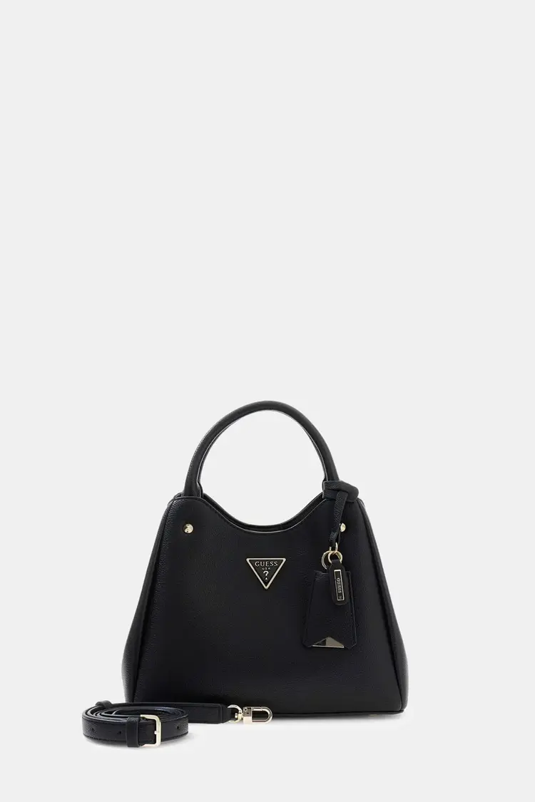 GUESS® GUESS - HANDTAS MERIDIAN LOGO - COLOR COAL LOGO -  ZWART