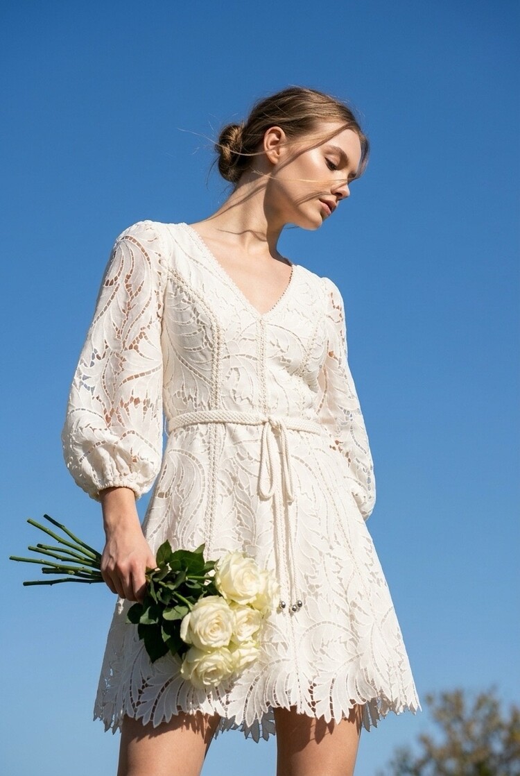 GUESS® GUESS  ANIEK EMBROIDERED DRESS