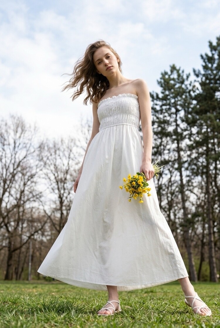 LEA DRESS WHITE