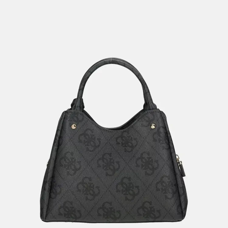 GUESS® GUESS - HANDBAG MERIDIAN LOGO - COLOR COAL LOGO  BLACK