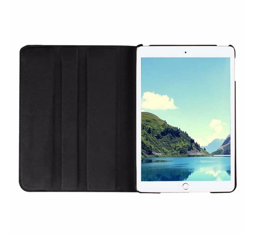 Apple iPad Air 1 Swivel Case, 360 graden draaibare Hoes, Cover met Multi-stand - Kleur Zwart