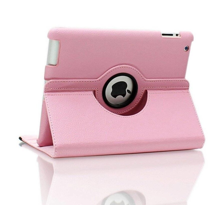 Apple iPad Air 1 Swivel Case, 360 graden draaibare Hoes, Cover met Multi-stand - Kleur roze