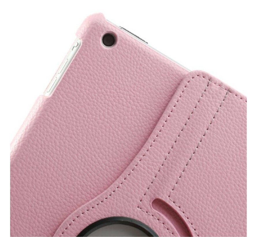 Apple iPad Air 1 Swivel Case, 360 graden draaibare Hoes, Cover met Multi-stand - Kleur roze