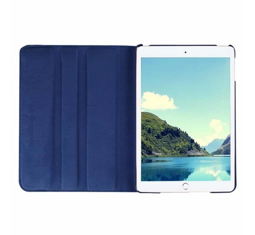 Apple iPad Air 1 Swivel Case, 360 graden draaibare Hoes, Cover met Multi-stand - Kleur donkerblauw