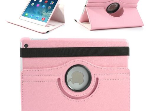 GSMWise Apple iPad Mini 1 / 2 / 3 - 360 graden draaibare Hoes - Kleur Roze
