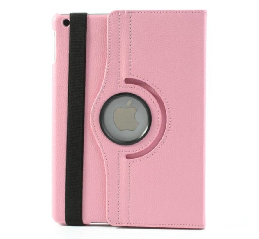 Apple iPad Mini 1, 2 en 3 Swivel Case, 360 graden draaibare Hoes, Cover met Multi-stand - Kleur roze