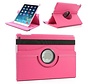 Apple iPad 2, 3 en 4 Swivel Case, 360 graden draaibare Hoes, Cover met Multi-stand - Kleur Hot pink