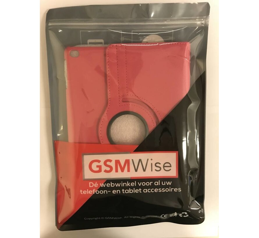 Apple iPad Air 1 Swivel Case, 360 graden draaibare Hoes, Cover met Multi-stand - Kleur Hot pink