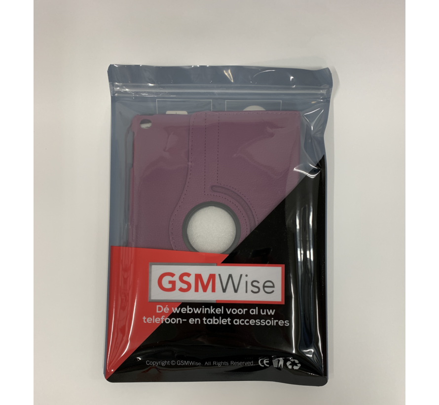 Apple iPad Air 1 Swivel Case, 360 graden draaibare Hoes, Cover met Multi-stand - Kleur Paars
