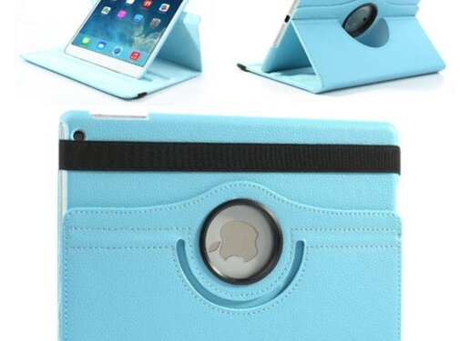 GSMWise Apple iPad Air 1 (iPad 5) - 360 graden draaibare Hoes - Kleur Aqua Blauw