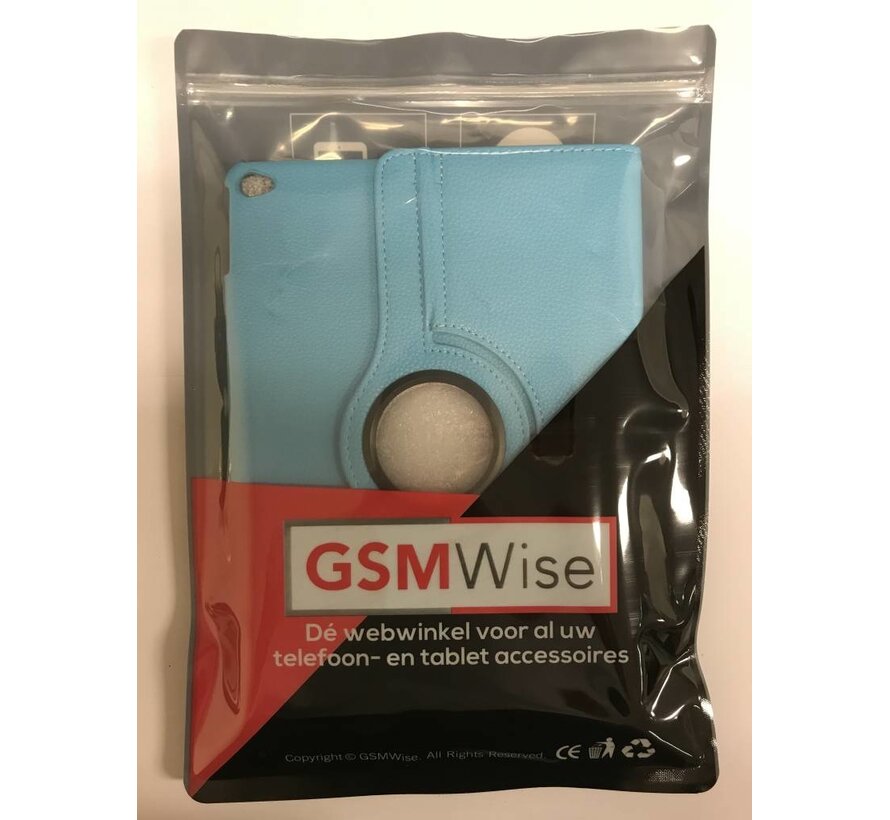 Apple iPad Air 1 Swivel Case, 360 graden draaibare Hoes, Cover met Multi-stand - Kleur hemelsblauw