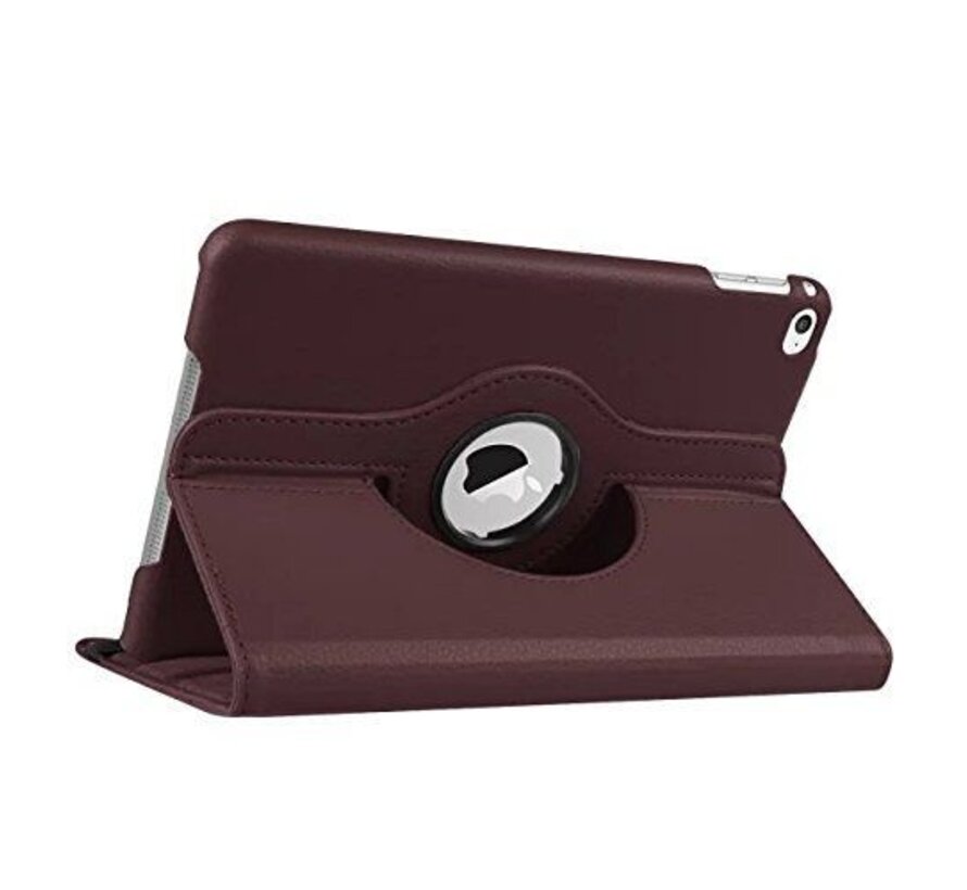Apple iPad Air 2 Swivel Case, 360 graden draaibare Hoes, Cover met Multi-stand - Kleur Bruin