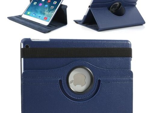 GSMWise Apple iPad Air 2 (iPad 6) - 360 graden draaibare Hoes - Kleur Donker Blauw