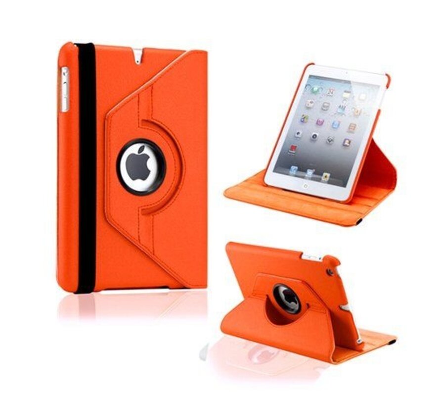 Apple iPad Air 2 Swivel Case, 360 graden draaibare Hoes, Cover met Multi-stand - Kleur Oranje
