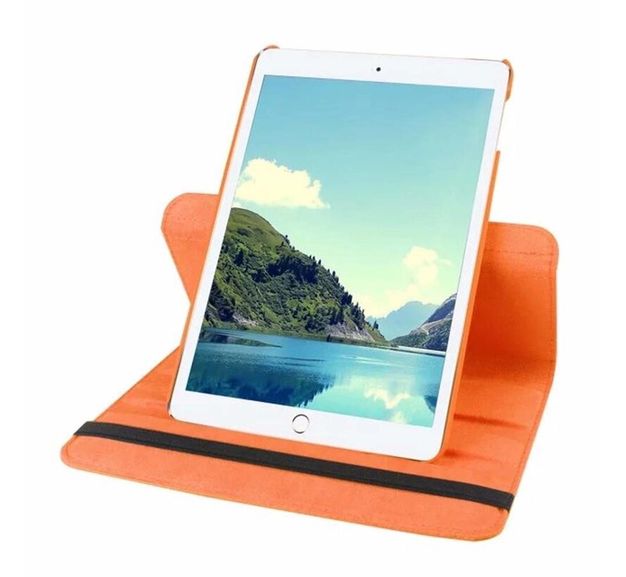 Apple iPad Air 2 Swivel Case, 360 graden draaibare Hoes, Cover met Multi-stand - Kleur Oranje