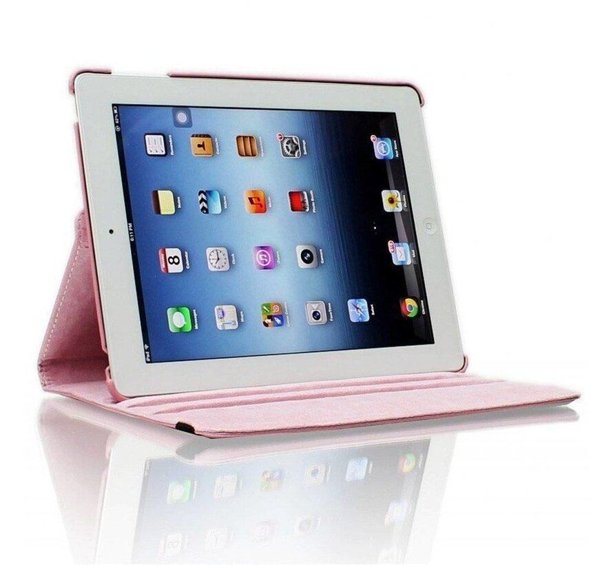 Apple iPad Air 2 Swivel Case, 360 graden draaibare Hoes, Cover met Multi-stand - Kleur Roze