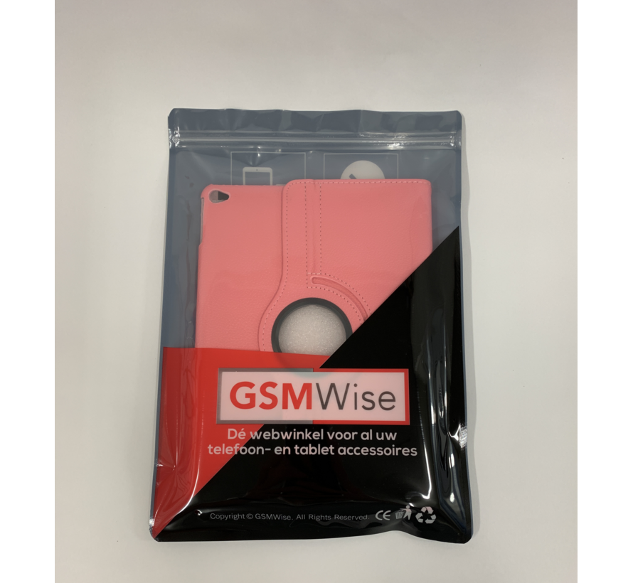 Apple iPad Air 2 Swivel Case, 360 graden draaibare Hoes, Cover met Multi-stand - Kleur Roze