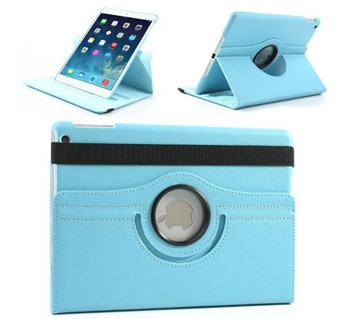 GSMWise Apple iPad Air 2 Swivel Case, 360 graden draaibare Hoes, Cover met Multi-stand - Kleur Hemelsblauw