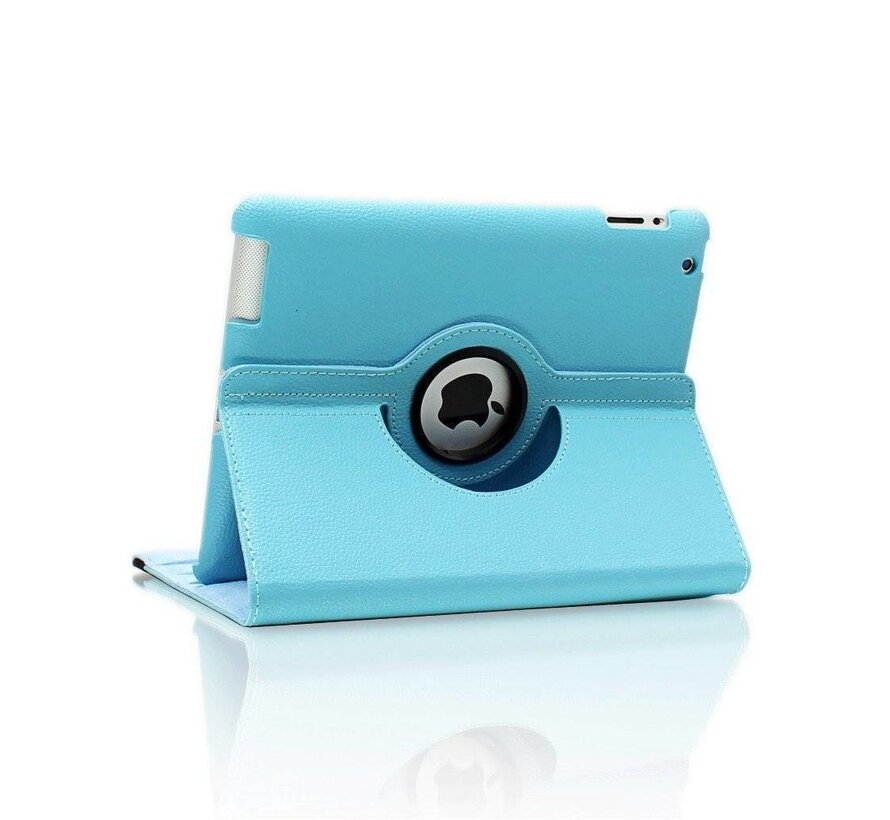 Apple iPad Air 2 Swivel Case, 360 graden draaibare Hoes, Cover met Multi-stand - Kleur Hemelsblauw