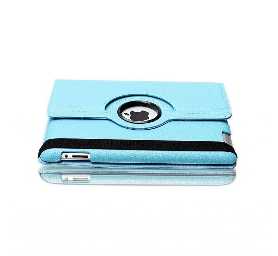 Apple iPad Air 2 Swivel Case, 360 graden draaibare Hoes, Cover met Multi-stand - Kleur Hemelsblauw
