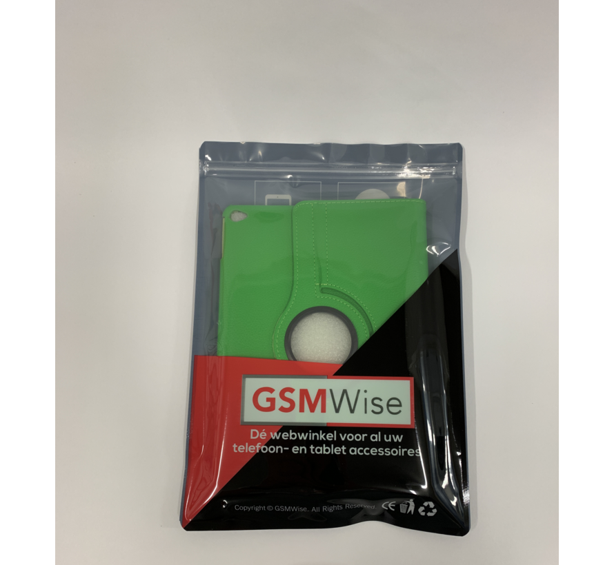 Apple iPad Air 2 Swivel Case, 360 graden draaibare Hoes, Cover met Multi-stand - Kleur Groen