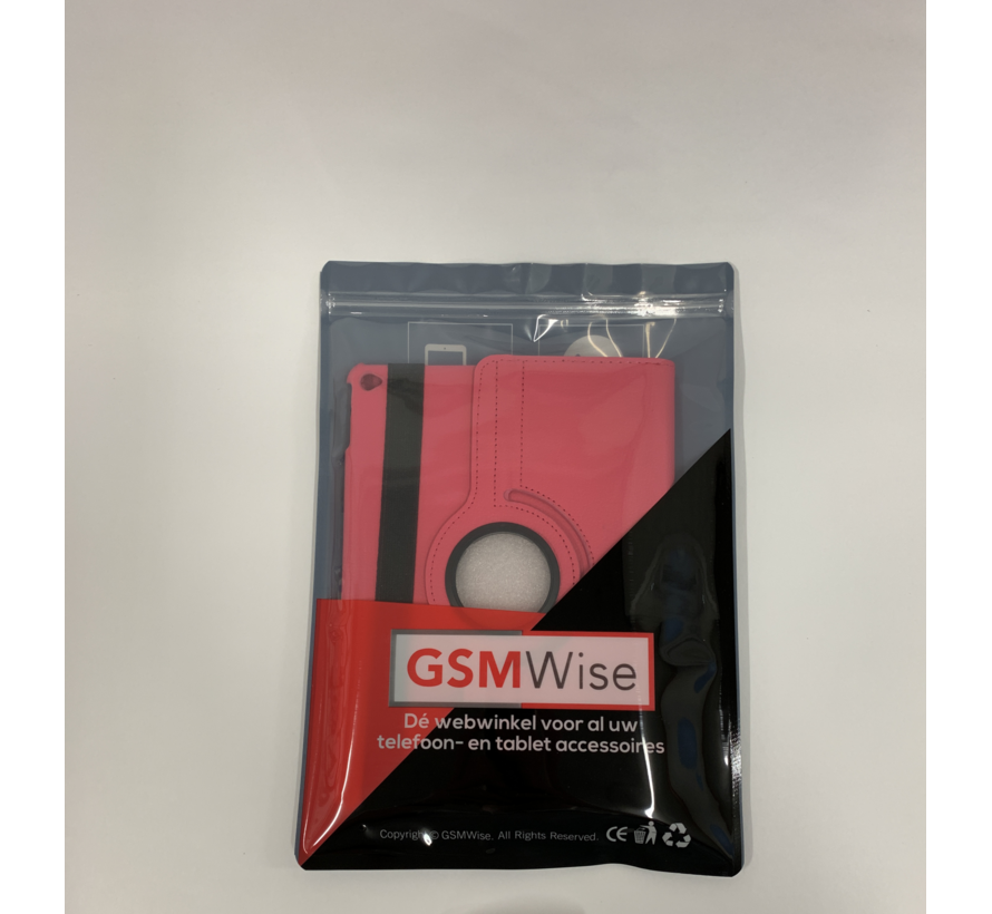 Apple iPad Air 2 Swivel Case, 360 graden draaibare Hoes, Cover met Multi-stand - Kleur Hot pink