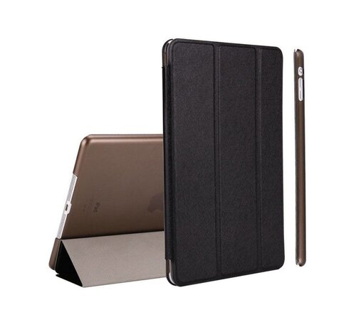 GSMWise Apple iPad Mini 1 / 2 / 3 - Smart Book Case Retro Leather Hoes voor bescherming voor- en achterkant - Kleur Zwart