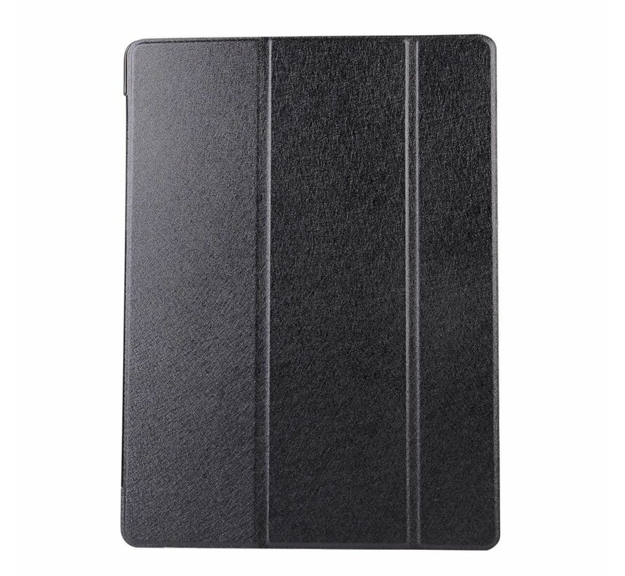 Apple iPad Mini 1 / 2 / 3 - Smart Book Case Retro Leather Hoes voor bescherming voor- en achterkant - Kleur Zwart