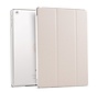 Apple iPad Mini 1 / 2 / 3 - Smart Book Case Retro Leather Hoes voor bescherming voor- en achterkant - Kleur Wit
