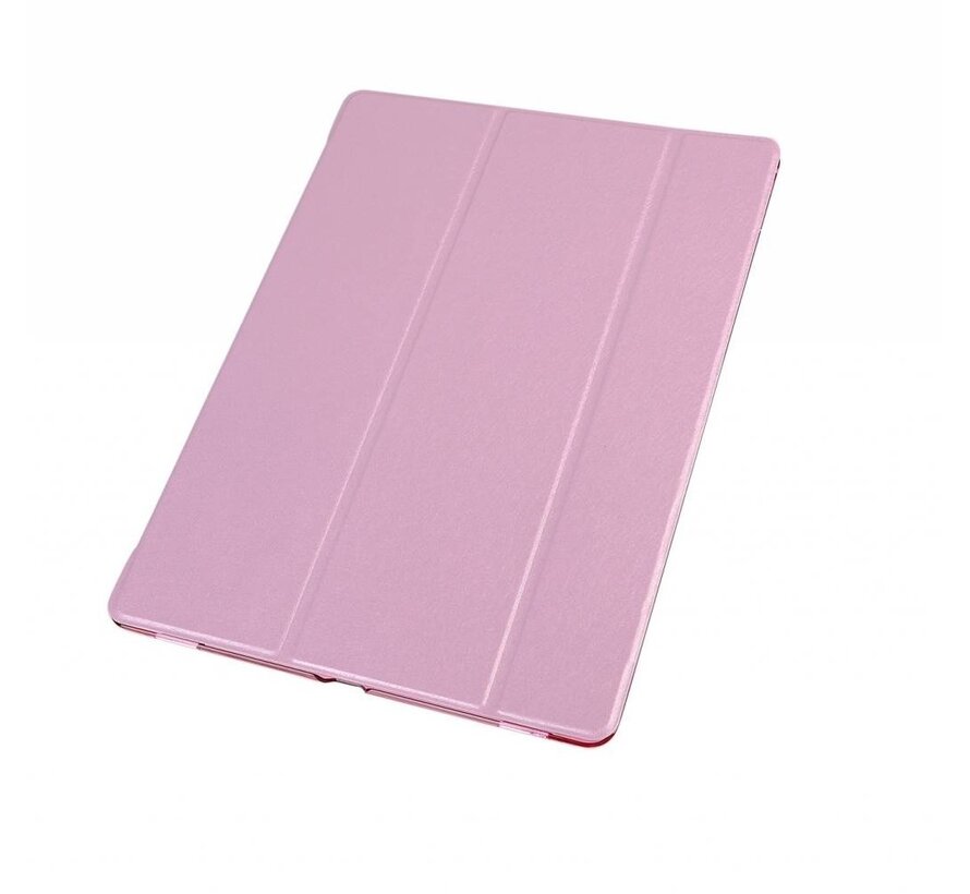 Apple iPad Mini 1 / 2 / 3 - Smart Book Case Retro Leather Hoes voor bescherming voor- en achterkant - Kleur Roze