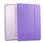 Apple iPad 2 / 3 / 4 - Smart Book Case Retro Leather Hoes voor bescherming voor- en achterkant - Kleur Paars