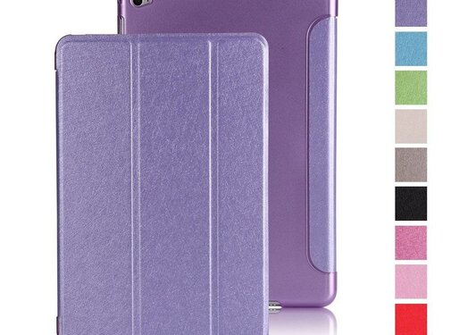 GSMWise Apple iPad Air 2 (iPad 6) - Zachte Zijden Design Tablet Cover - Paars
