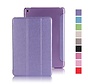 Apple iPad Air 2 - Smart Book Case Retro Leather Hoes voor bescherming voor- en achterkant - Kleur Paars