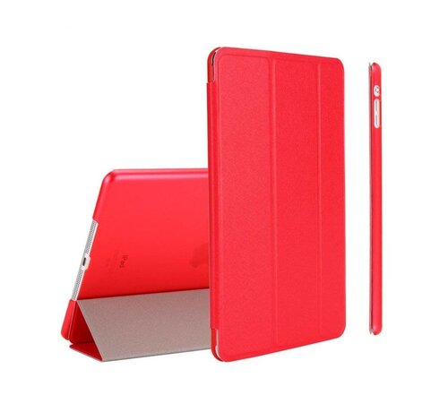 GSMWise Apple iPad Air 2 - Smart Book Case Retro Leather Hoes voor bescherming voor- en achterkant- Kleur Rood