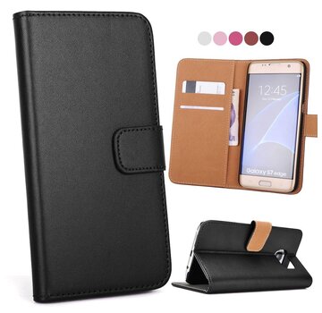 GSMWise Samsung Galaxy S7 Edge Hoesje - Wallet Case Business - Zwart