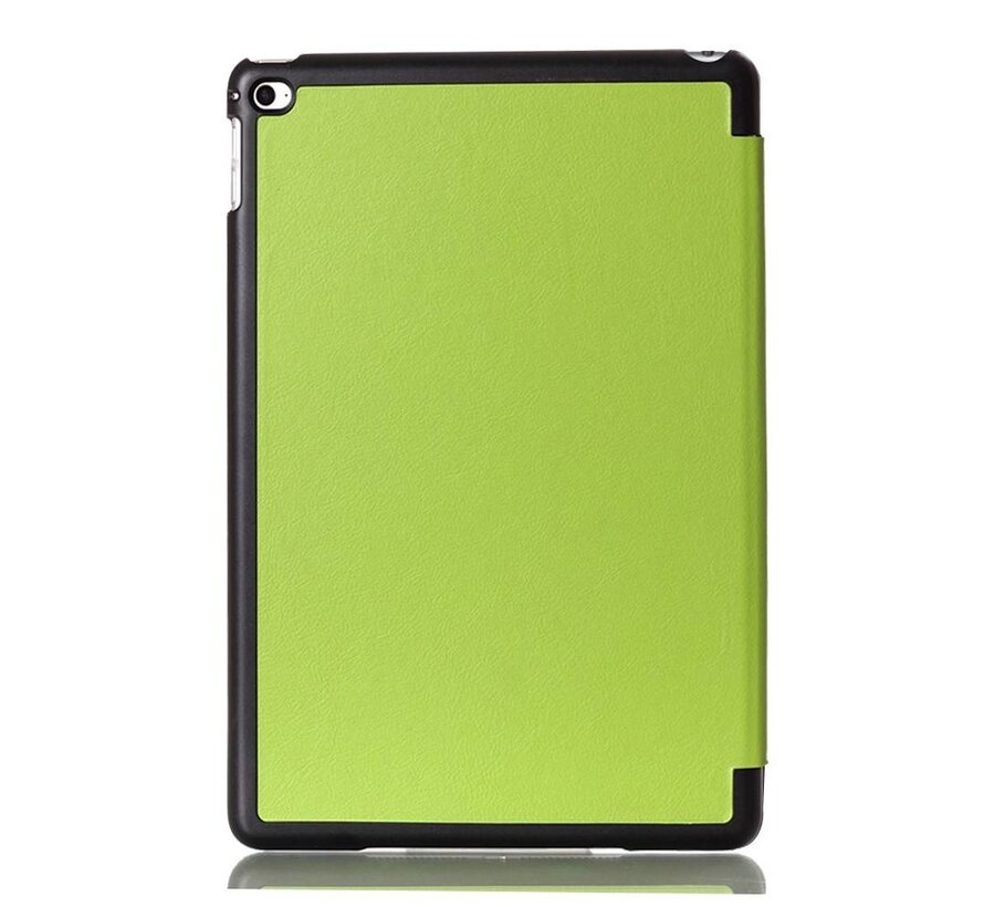 Apple iPad Mini 4 - Fold Stand Smart Case Leather Book Hoes voor bescherming voor- en achterkant - Kleur Groen