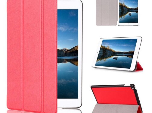 GSMWise Apple iPad Mini 4 - PU lederen Smart Case - Rood