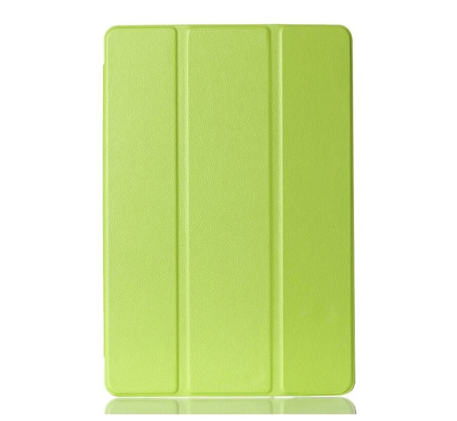 Apple iPad Air 2 - Fold Stand Smart Case Leather Book Hoes voor bescherming voor- en achterkant - Kleur Groen