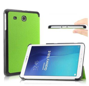 GSMWise Samsung Galaxy Tab E 9.6 - PU lederen Smart Case - Groen